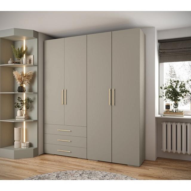 Шкаф распашной Лавис - 4 Кашемир