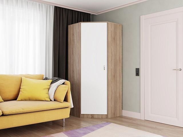 Шкаф угловой Стильный - 1У Дуб Сонома