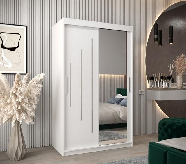 Шкаф-купе Валмиера NEW - 3 Белый