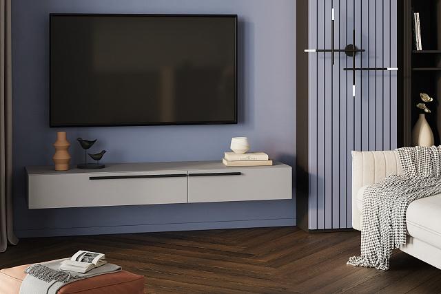 Тумба под ТВ подвесная Лорена Пакс - 3 Кашемир