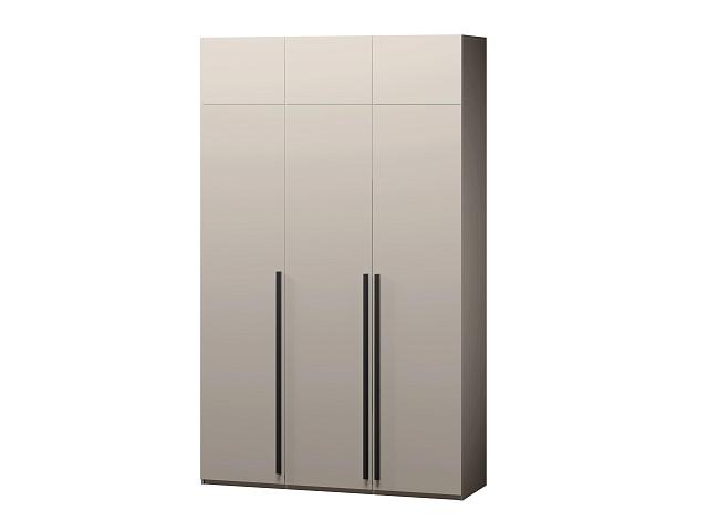 Шкаф распашной Лорена Пакс - 3 с антресолью Кашемир