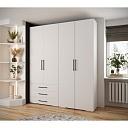 Шкаф распашной Лавис - 4 Белый