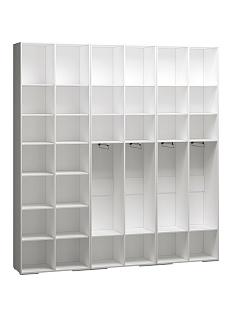 Шкаф распашной Брей - 3.2 с антресолью Белый