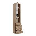 Книжный шкаф Библиограф - 1 №6 Дуб Сонома