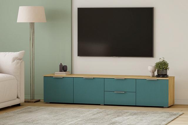 Тумба под ТВ Салерно 1 Аквамарин