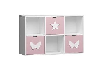 Стеллаж Kids - 14 Розовый Лайт