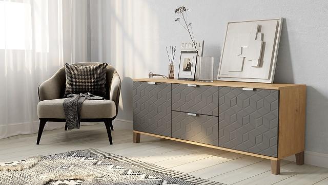 Комод Марвин Йорк - 1 Графит