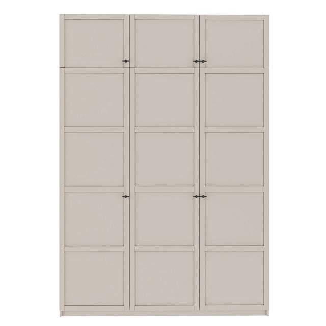 Шкаф распашной Скаген - 3 с антресолью Сантьяго