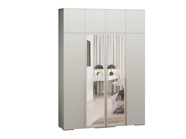 Шкаф распашной Солфорд - 4 А+З Кашемир