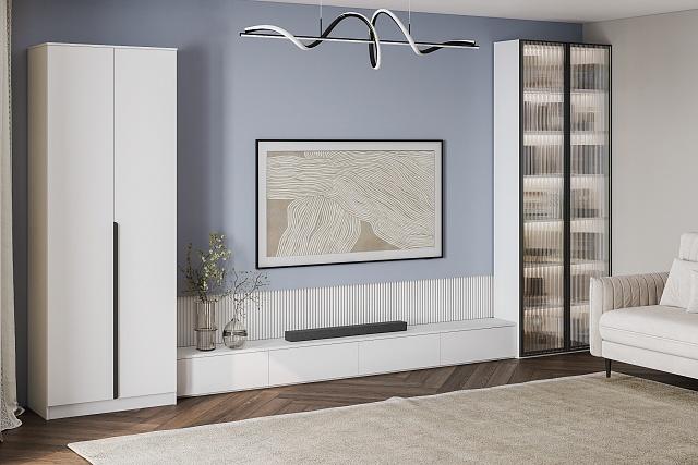 Шкаф распашной Марсель - 2 Белый