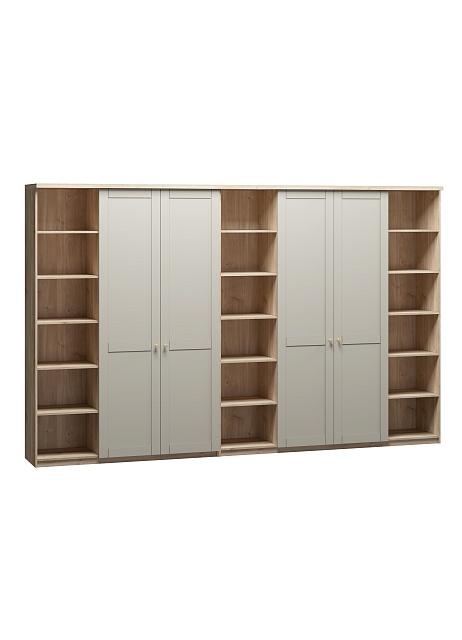 Шкаф распашной София РАХ - 23 МДФ Кастелло Медовый / Кашемир