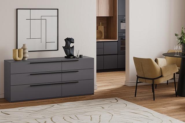 Комод Лорена Пакс - 3 Графит