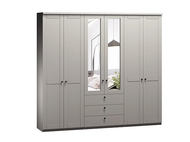 Шкаф распашной София РАХ - 14 МДФ Кашемир