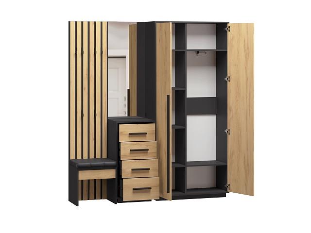 Прихожая Неаполь - 2 Черный