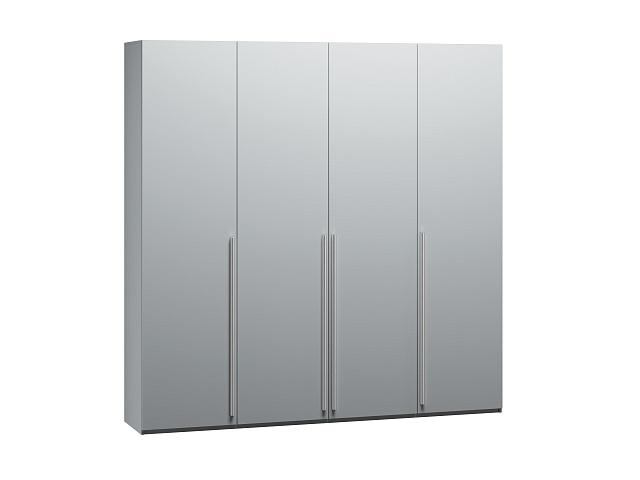 Шкаф распашной Лорена Бест - 4 Серый Камень