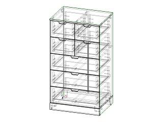 Комод Генри - 1 МДФ Белый