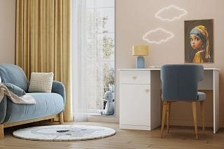 Письменный стол Стрекоза Mini - 5 Белый