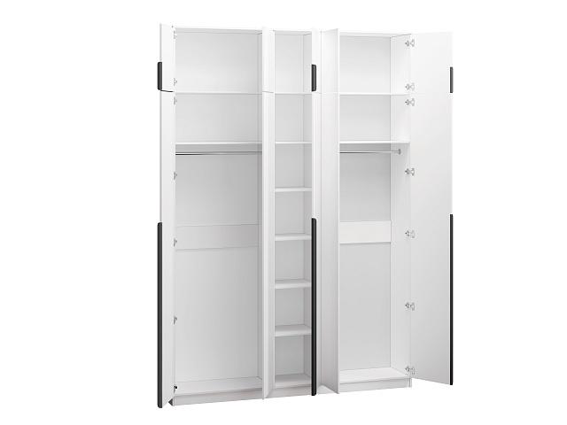 Шкаф распашной Марсель - 5 Белый с антресолью