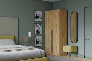 Шкаф распашной Лорена Пакс - 2 Дуб Золотистый