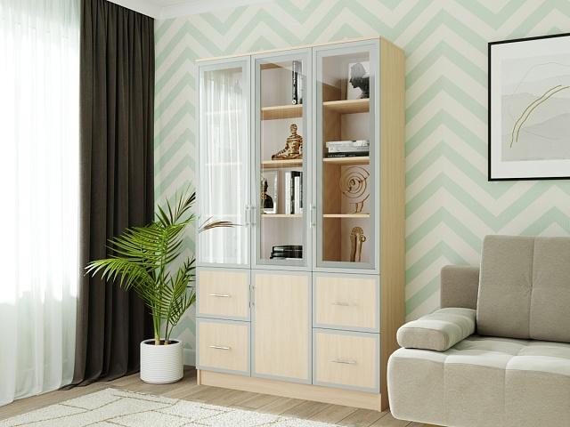 Книжный шкаф Альма - 19 Дуб Молочный