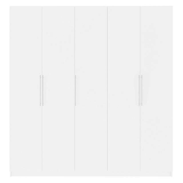 Шкаф распашной Калифорния - 5 Белый