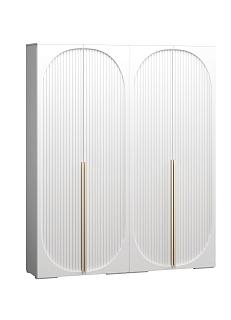 Шкаф распашной Брей - 2 Белый