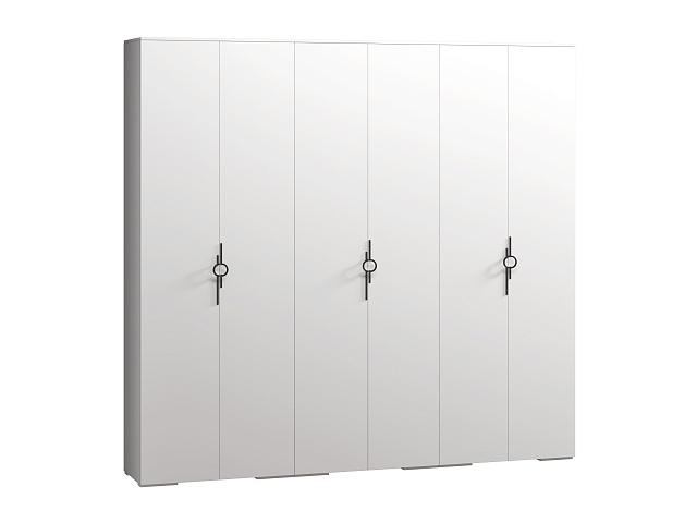 Шкаф распашной Ливан - 6 Белый