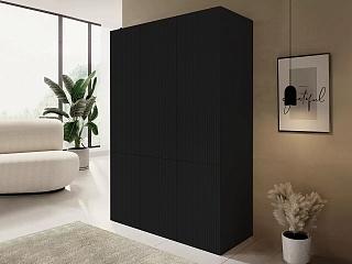 Шкаф распашной Терни - 3 Черный