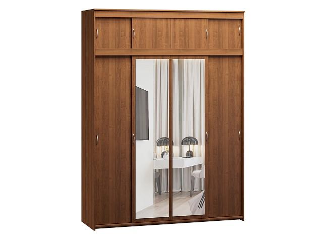 Шкаф-купе Миллениум-4 Орех Экко с антресолью