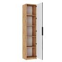 Пенал Астрис - 1 с зеркалом Графит