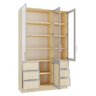 Книжный шкаф Альма - 20 Дуб Молочный