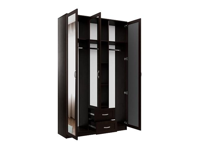 Шкаф распашной Стелла - 3 Венге