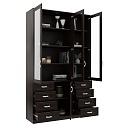 Книжный шкаф Библиограф - 3 №9 Венге