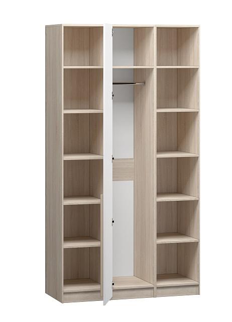 Шкаф распашной Хейсон - 29 Дуб Сонома / Белый