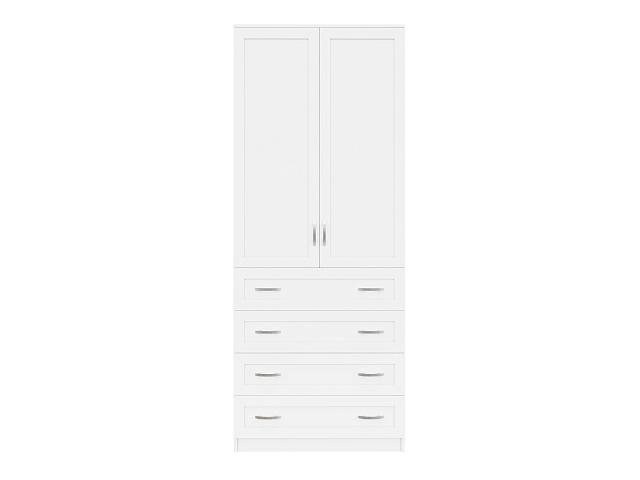 Шкаф распашной Стелла - 14 Белый