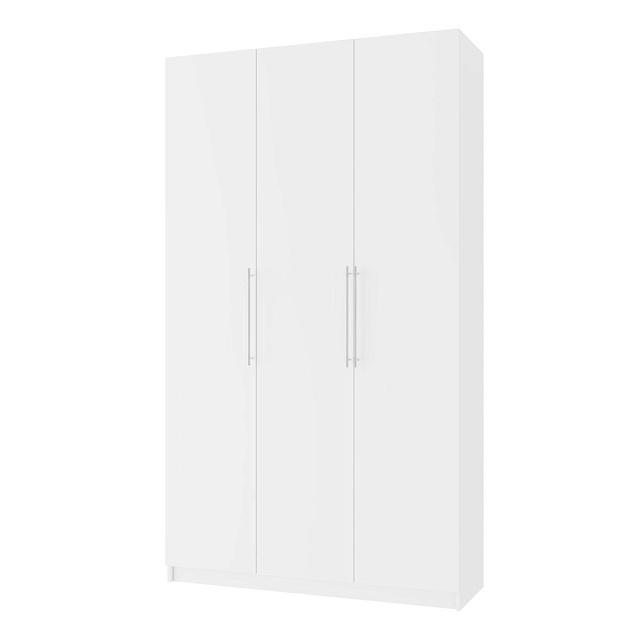 Шкаф распашной Калифорния - 3 Белый