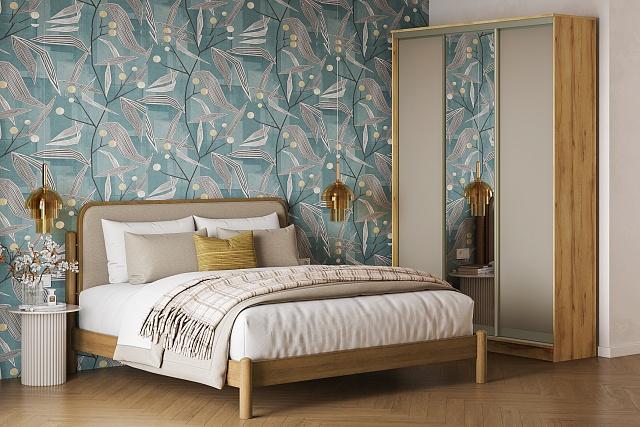 Шкаф-купе Борнео - 3.3К Дуб Золотистый