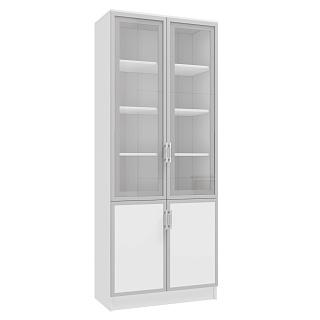 Книжный шкаф Альма - 9 Белый