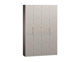 Шкаф распашной Дольче - 4 МДФ Кашемир