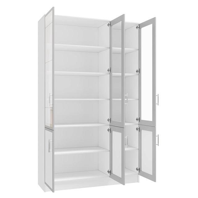 Книжный шкаф Альма - 15 Белый