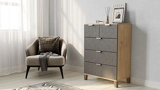 Комод Марвин Йорк - 21 Графит