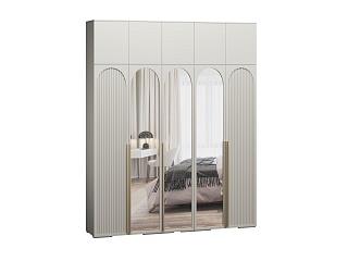 Шкаф распашной Рослин - 5.1 с антресолью Кашемир