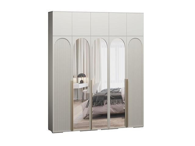 Шкаф распашной Рослин - 5.1 с антресолью Кашемир