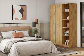 Шкаф распашной Лорена Пакс - 2.1 Дуб Золотистый