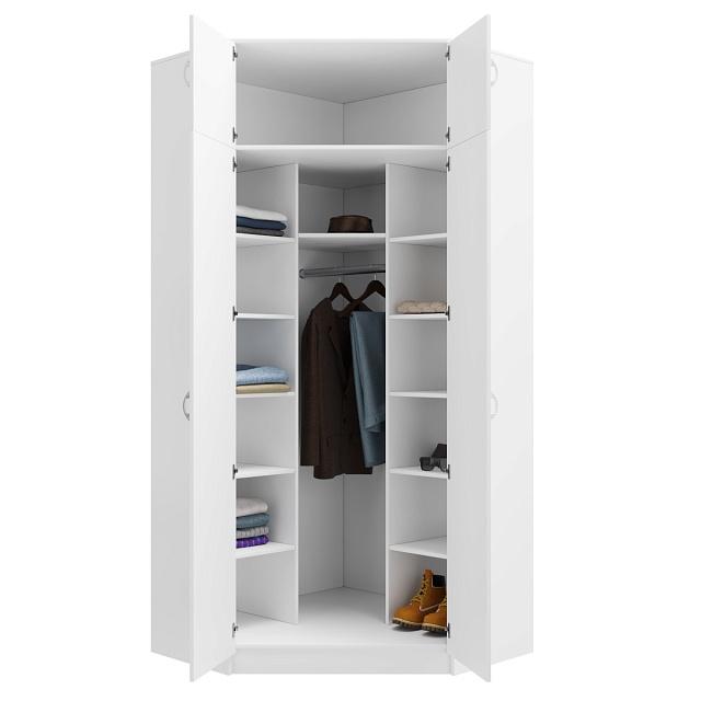 Шкаф угловой Алиса - 16 Белый