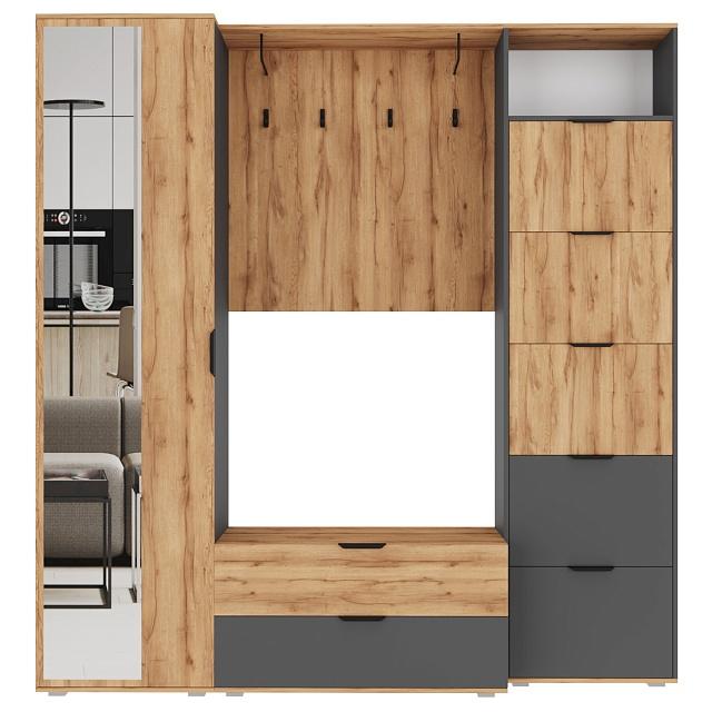 Прихожая Санти - 3 Графит