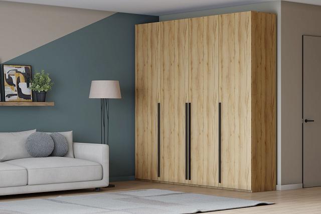 Шкаф распашной Лорена Пакс - 4 Дуб Золотистый