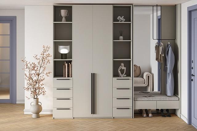 Шкаф распашной Хейсон - 25 Кашемир