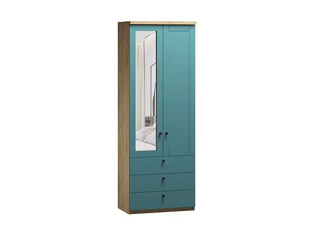 Шкаф распашной София РАХ - 18 МДФ Аквамарин
