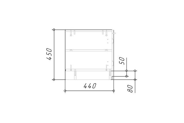 Тумба под ТВ Лорена Пакс - 4 Графит